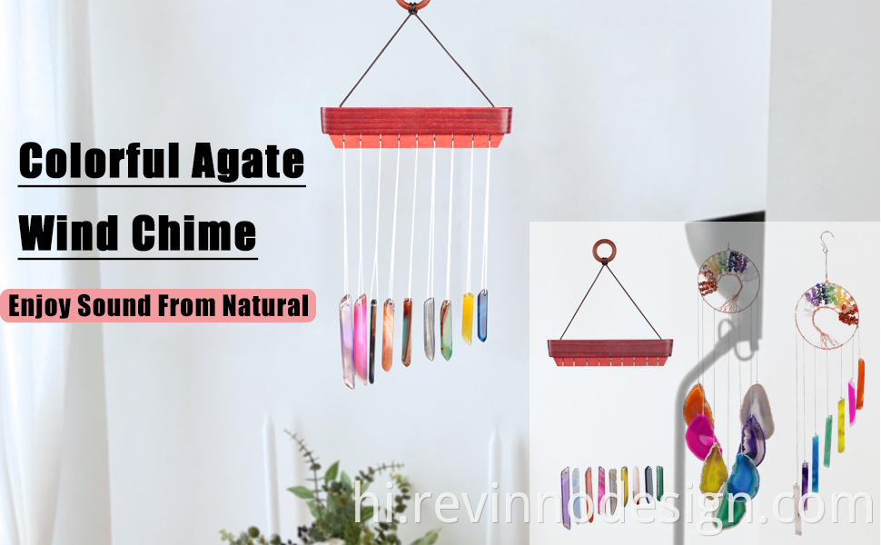 Agate Stick Wind Chime